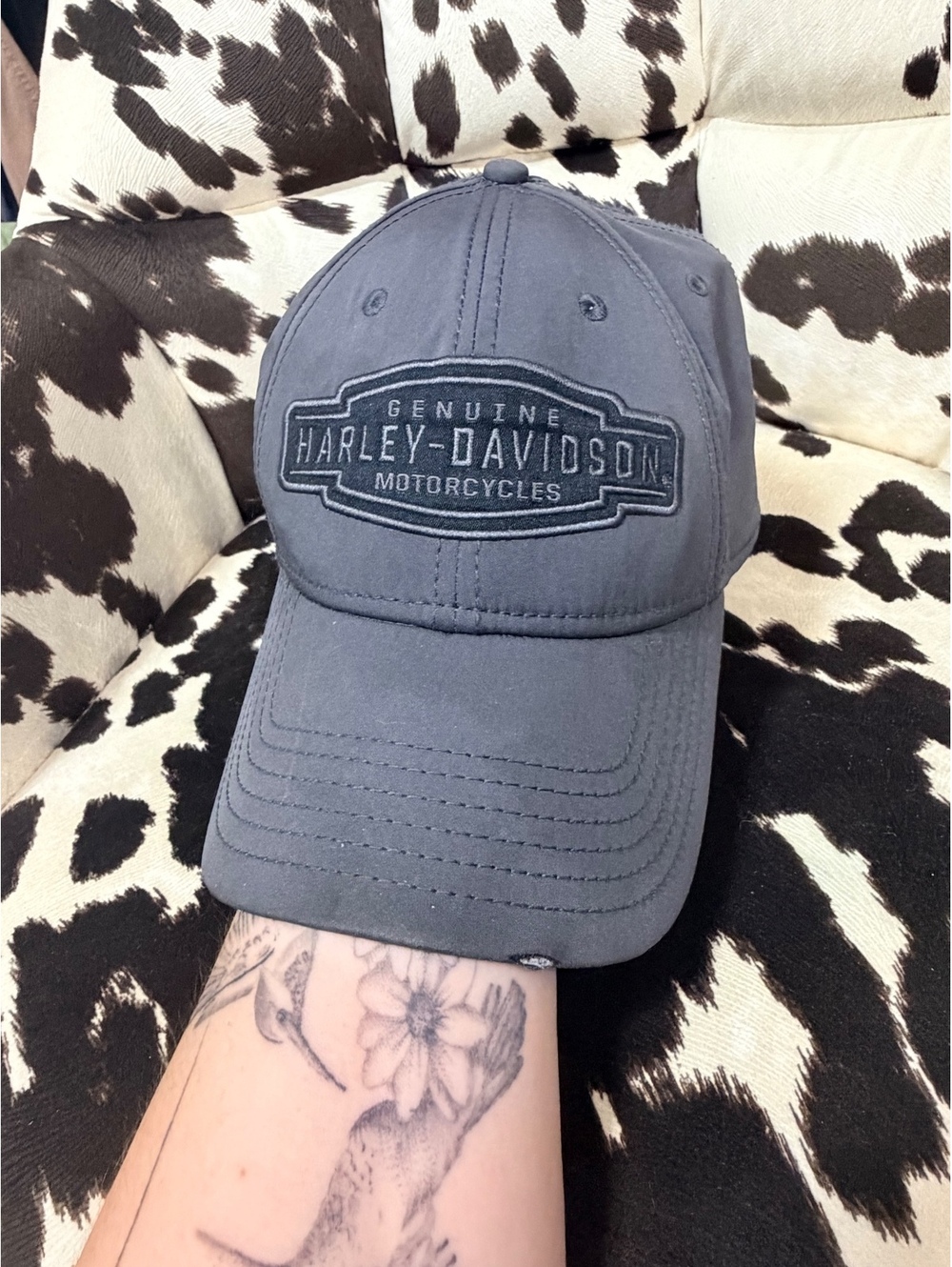 Harley-Davidson Genuine Motorcycles Black Baseball Cap